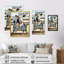 Vache sur une chaise III - reproduction sur toile-86808502-86808500