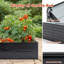 Ensemble de 2 lits de jardin surélevés en métal galvanisé 6 x 3 x 2 pi, boîtes à fleurs antirouille pour légumes et fleurs