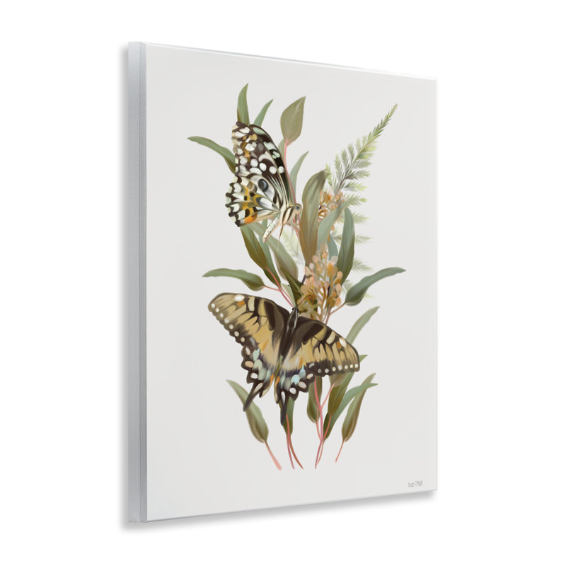 Plaque murale «Butterfly Grove Forest Greenery» par House Fenway