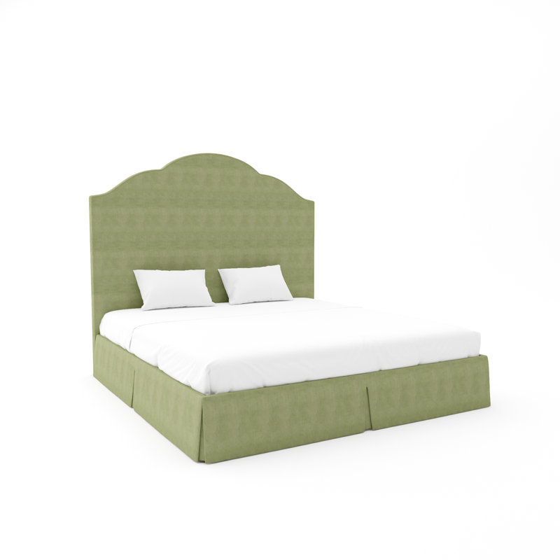 Columbia Bed, King, Maestro Ultra Performance Linen, Rich Tobacco