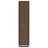 Walnut 3-Shelf Cabinet Bookcase