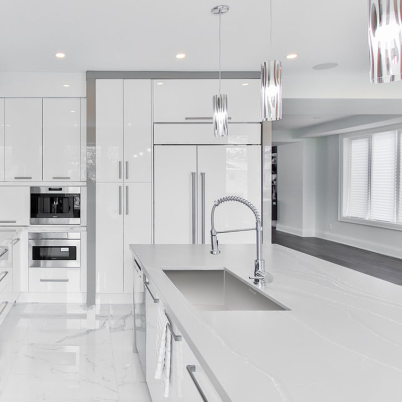 27* 18-inch stainless steel kitchen sink