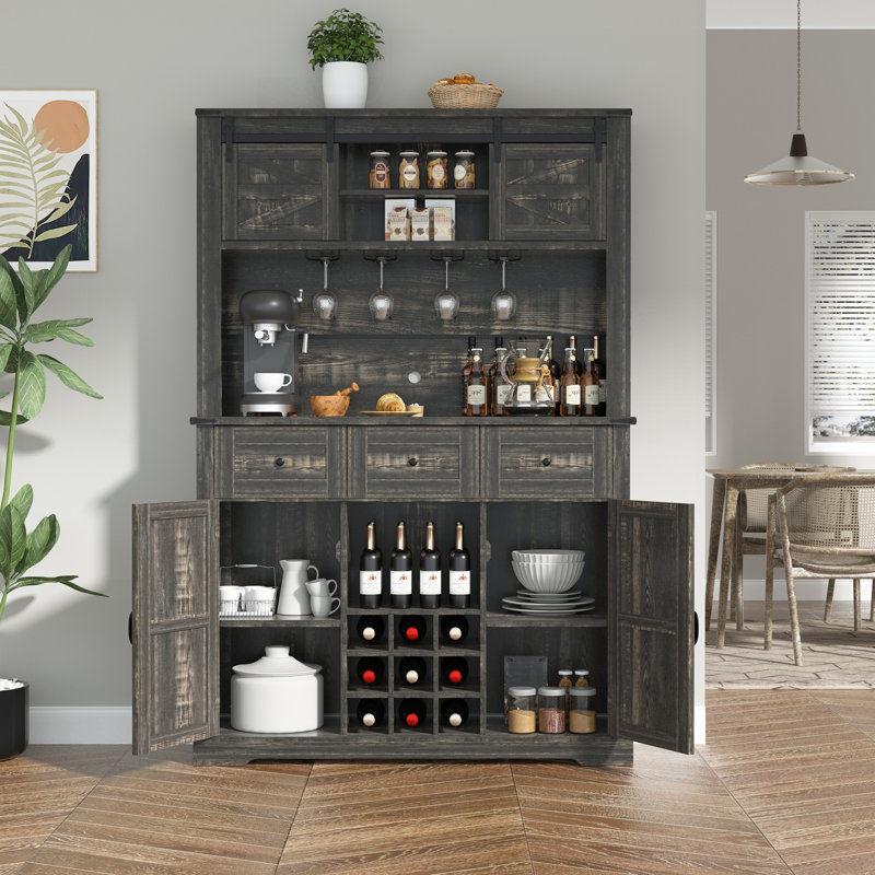Armoire Vanier, Noir patiné