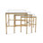 Bonnifait Antique Gold Nesting Tables