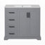 Meuble-lavabo moderne 36 "avec lavabo en céramique-1736473674