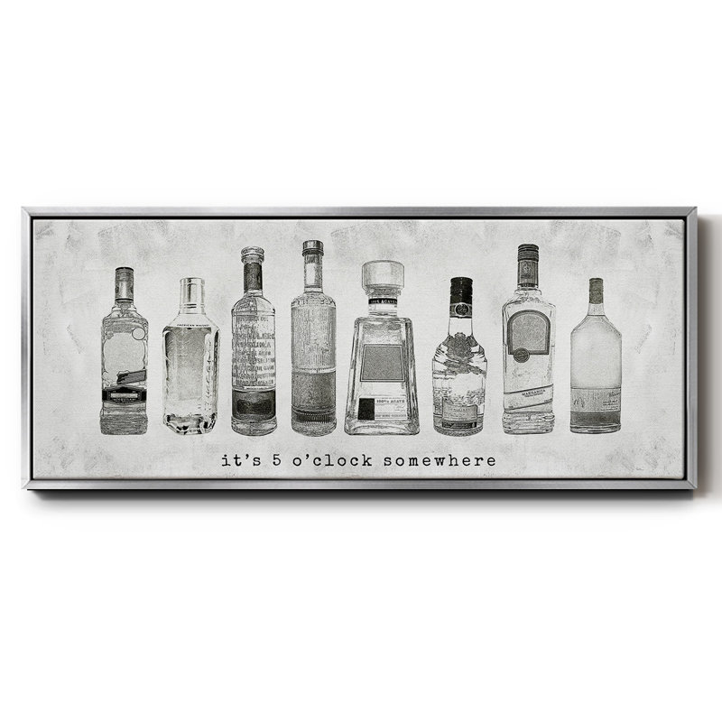 5 O'Clock Somewhere- Framed Canvas