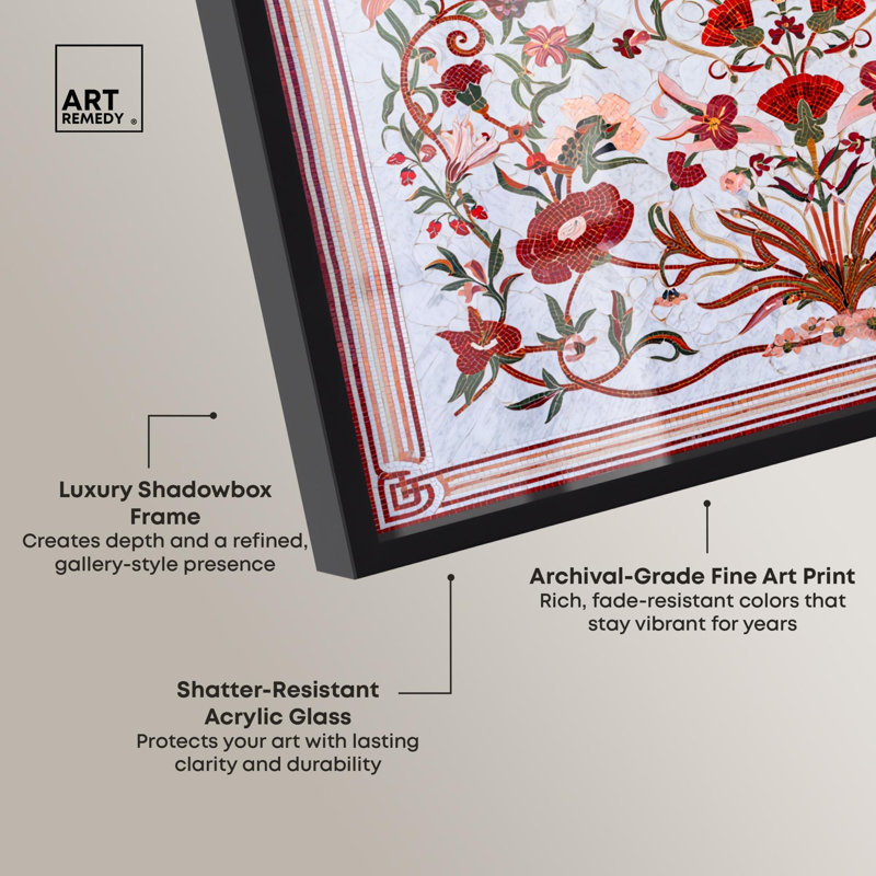 «Pompeian Dream», reproduction d'art rétro par Art Remedy, H 37 po x l 55 po, Noir