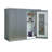 Biohort Equipment Locker 230 7.5' L x 2.7' D x 6' H Water Resistant Metal Tool Storage Shed with Lock Quartz Gray-121503246-109483541