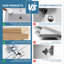Ensemble de meuble-lavabo simple mural 24 po Slabtown