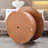 Round Travertine Fluted Base Center Table