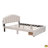 Teddy Queen Size Upholstered Platform Bed With Drawer-868160301