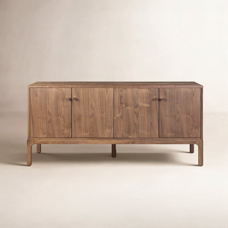 Arturo 4 Door Sideboard-Natural Walnut