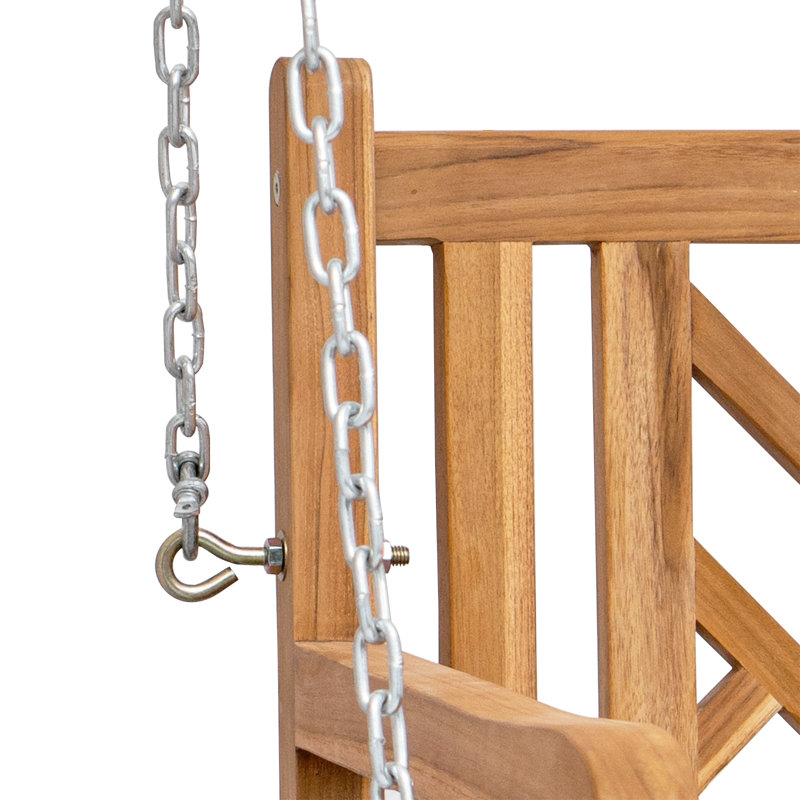  Banc pivotant en bois de teck massif brun 44,9 po x 23,6 po x 25,2 po