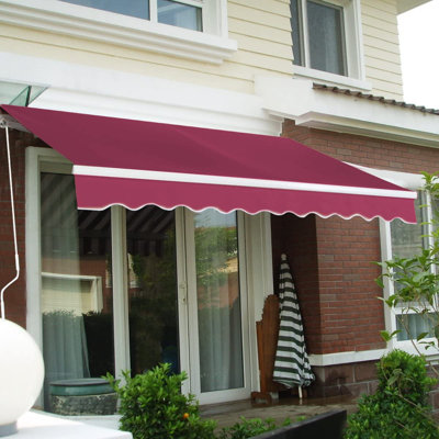 Giustina 300 cm W x 300 cm D Hadly Extendable Patio Awning