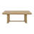 Brown Trestle Table With Leaf