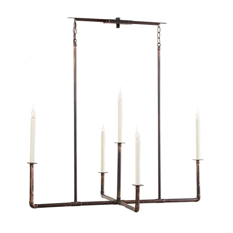 Brass 5 - Light Chandelier