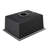 Quartz Bar Sink 13.94" L X 17.32" W - Stain & Scratch Resistance Easy To Clean Surface With Strainer Black 13.94"X17.32" For Hygiene Bottom Grid