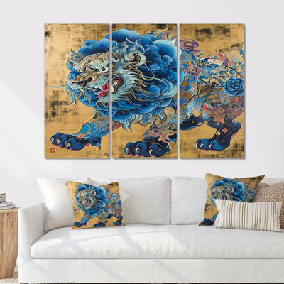 Hertog - Asian Wall Art Living Room Set