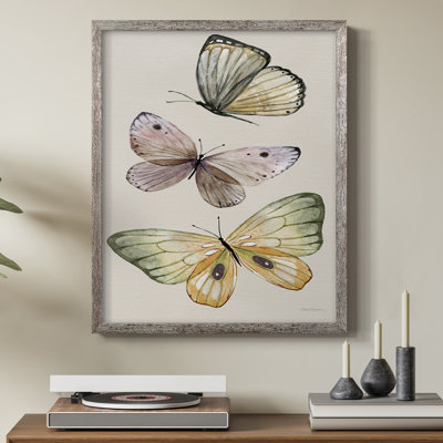 «Fly Away I», reproduction encadrée - bois massif