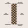 Nigel Modern Farmhouse Woven Jute Checkerboard Natural/Black Rug