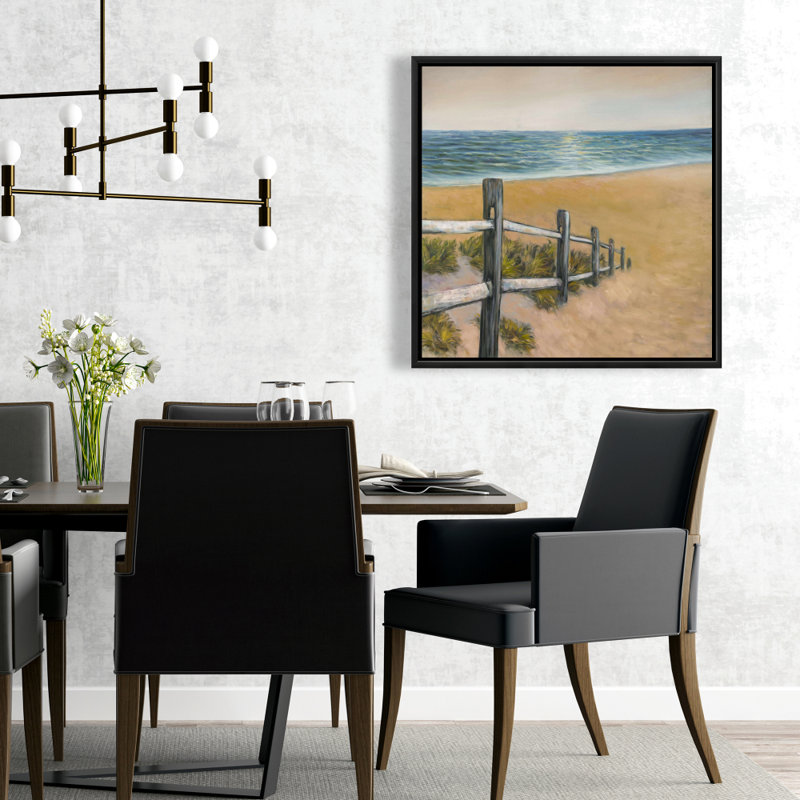 Toile côtière Quiet Seaside | Sea Sea Home Decor Art