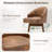 Nivelles Swivel Upholstered Faux Leather Counter Stool-837885666-837885670