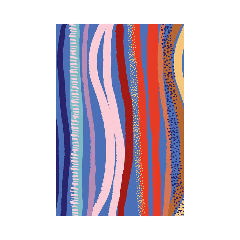 «Bright and Bold V» par Jessica Bruggink, impression sur toile tendue, H 12 po x l 8 po x P 0,75 po