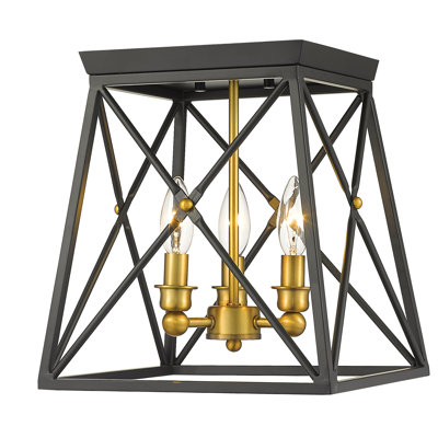Plafonnier encastré 3 lumières 11 po Thorp