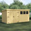 Shiplap Pent Wooden Shed-1225492598