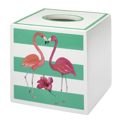 Flamingo Paradise Tissue Box Cover