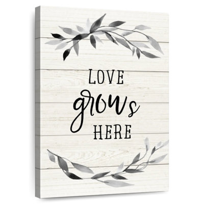 Kema Love Grows Wall Sign