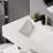 32'' Wall Mounted Resin Bathroom Sink with Adjustable Dual-Layer Design-116480832