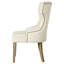 Finition contemporaine - Chaise rembourrée capitonnée gris et gris rustique Frohwald-537008047