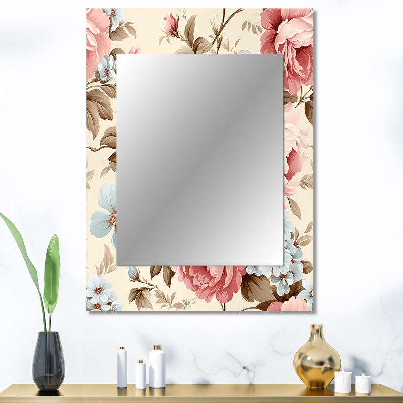 Motif victorien Langston Vintage Roses Grace, 40 po x 30 po