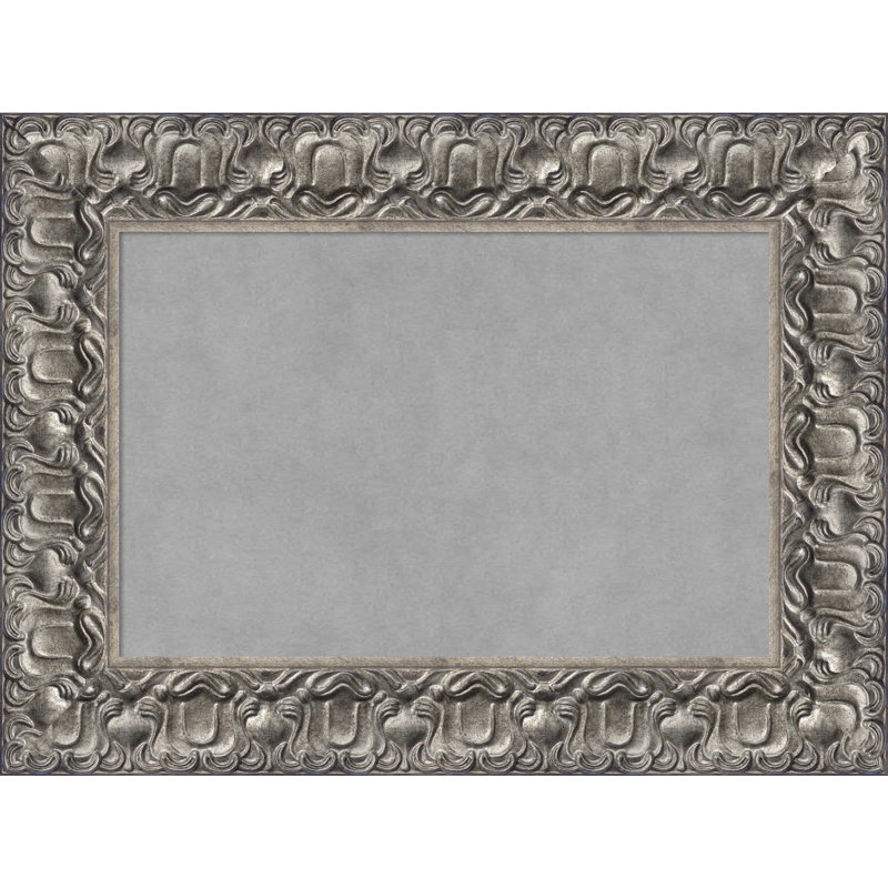 Tableau magnétique encadré argenté Luxor, H 18 po x l 24 po