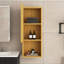 35 Inch Plywood Wall-Mounted Bathroom Cabinet