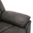 38.5" W Leather Swivel Recliner Chair with Massage and Heating-1942709123