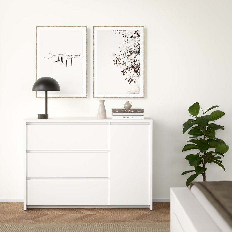 Borislava 118.6cm Sideboard, White