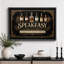 «Speakeasy Vintage Bottle Bar», impression sur toile encadrée, impression sur toile-131636001-131636003