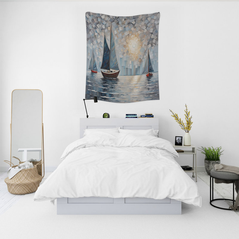 Tapisserie murale, H 80 po x l 68 po x P 0,8 po