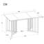 Glosco Metal Base Dining Table-1714219648