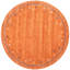 Tapis rouille en laine Danette-69215145