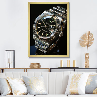 «Luxury Watch The Silver Second - Watches», reproduction d'art murale