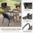 Stackable Patio Dining Chair PVC-Coated Polyester Chair (Set Of 4)-309204417