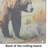 Grizzly Bear Glass Cutting Board Large