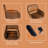 5-Piece Dining Set with Swivel Upholstered Chairs and Rectangular Table - 2 Color Options for Kitchen Dining Room-1479181211-1479181209