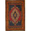 Wool Oriental Area Rug in Red/Blue