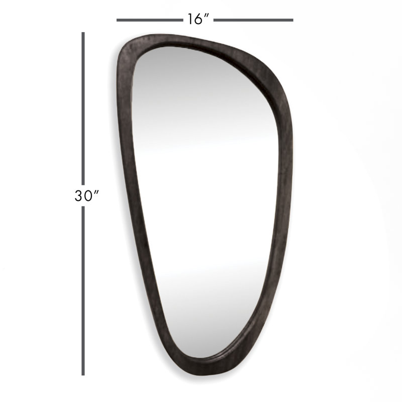 Concave Solid Wood Mirror