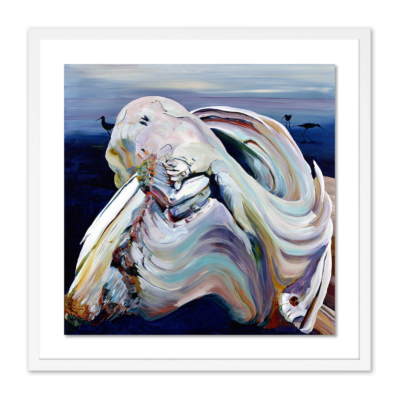 Nest Print by Jr Rapier, 24" H x 24" W x 1.5" D, White