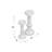 9'' H Tabletop Candlestick